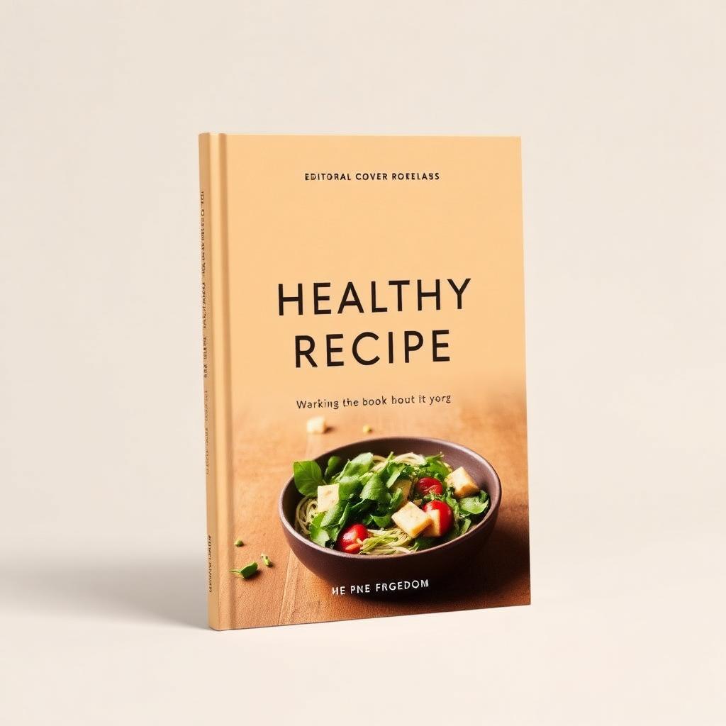 Portada de ebook de recetas saludables